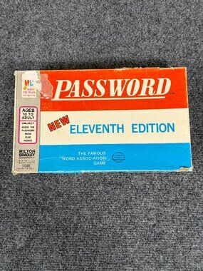 Vintage Password Game - 11th Edition 1970 Milton Bradley